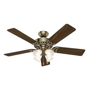 Studio Series 52 Inch Ceiling Fan with LED Light Kit and Pull Chain