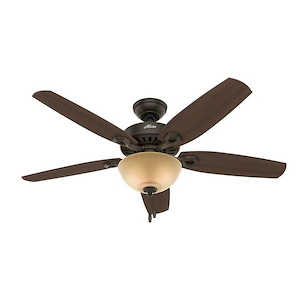Builder 52 Inch Ceiling Fan with LED Light Kit and Pull Chain