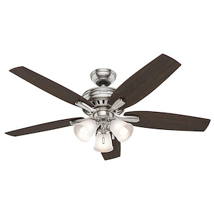 Newsome 52 Inch Ceiling Fan with LED Light Kit and Pull Chain