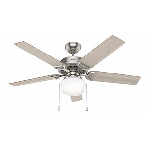 Viola 52 Inch Ceiling Fan with LED Light Kit and Pull Chain