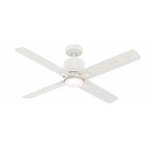 Visalia 52 Inch Ceiling Fan with LED Light Kit and Handheld Remote