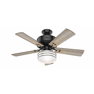 Cedar Key 44 Inch Ceiling Fan with LED Light Kit and Handheld Remote