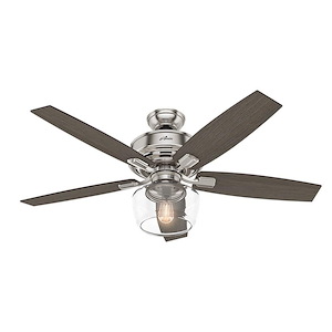Bennett 52 Inch Ceiling Fan with LED Light Kit and Handheld Remote