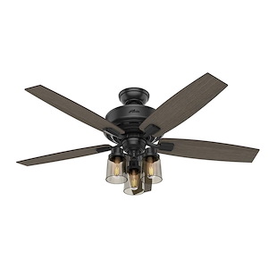 Bennett 52 Inch Ceiling Fan with LED Light Kit and Handheld Remote
