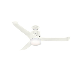 Symphony 54 Inch WiFi Ceiling Fan with LED Light Kit and Handheld Remote