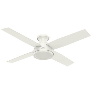 Dempsey 52 Inch Low Profile Ceiling Fan with Handheld Remote