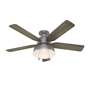 Mill Valley 52 Inch Low Profile Ceiling Fan with LED Light Kit and Pull Chain