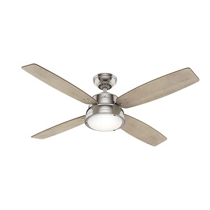 Wingate 52 Inch Ceiling Fan with LED Light Kit and Handheld Remote