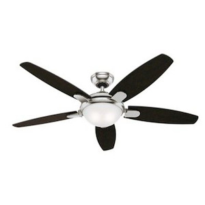 Contempo II-Ceiling Fan with Light Kit and Remote Control in Traditional Style-54 Inches Wide by 13.4 Inches High