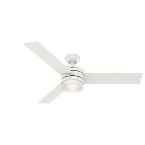 Exeter-Ceiling Fan with Light Kit and Remote Control in Modern Style-54 Inches Wide by 14.51 Inches High