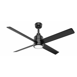 Hunter 72 inch Trak Damp Rated Ceiling Fan with LED Light Kit and Wall Control