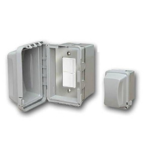 Accessory - Single Duplex Switch Surface Mount and Gang Box 20 Amp Per Pole