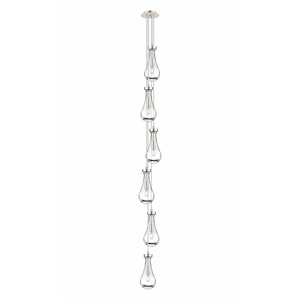 Owego - 3 Light Cord Hung Pendant In Art Deco Style-11.25 Inches Tall and 7.13 Inches Wide - 1302374