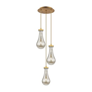 Owego - 3 Light 5" Multi Pendant-42.75 Inch Tall and 11.63 Inch Wide - 1302468
