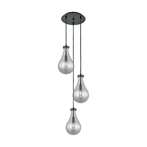 Owego - 3 Light 7" Multi Pendant-42.75 Inch Tall and 11.63 Inch Wide - 1421505
