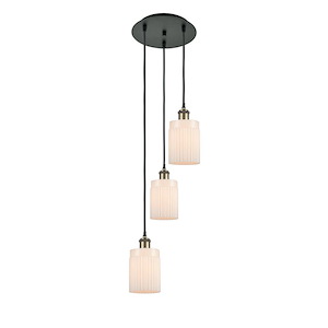 Hadley - 3 Light Cord Hung Multi Pendant-27.75 Inch Tall and 11 Inch Wide - 1421473