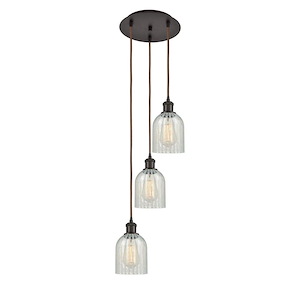 Caledonia - 3 Light Cord Hung Multi Pendant-27.75 Inch Tall and 11.5 Inch Wide - 1421440
