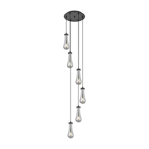 Owego - 6 Light Multi Pendant-83.25 Inch Tall and 14.5 Inch Wide - 1421415