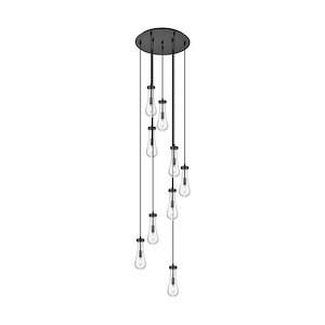 Owego - 9 Light Multi Pendant-83.25 Inch Tall and 18 Inch Wide - 1421455