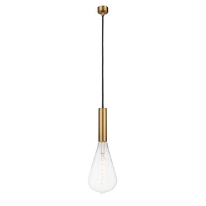 Edison - 5W 1 LED Mini Pendant In Industrial Style-13.13 Inches Tall and 5 Inches Wide - 1271710