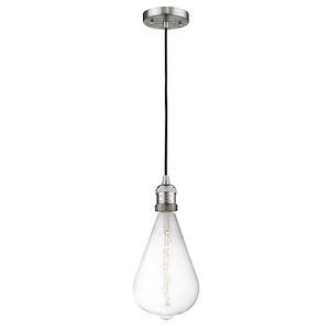 Bare Bulb - 7W 1 LED Mini Pendant In Industrial Style-3.5 Inches Tall and 2 Inches Wide - 1288962