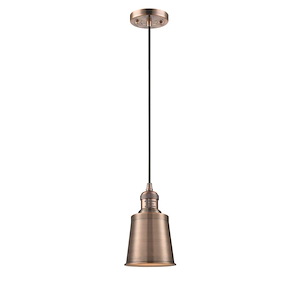 Addison - 100W 1 LED Cord Hung Mini Pendant-8.63 Inch Tall and 5.25 Inch Wide - 1421491