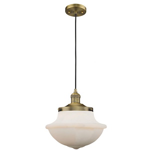 Franklin Restoration - 1 Light Oxford Mini Pendant In TraditionalStyle-11.5 Inches Tall and 11.75 Inches Wide - 1266172