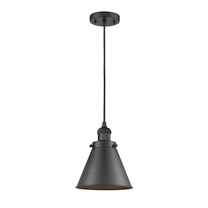 Briarcliff-1 Light Mini Pendant in Traditional Style-10 Inches Wide by 14 Inches High - 1266168