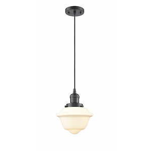 Franklin Restoration - 1 Light Oxford Mini Pendant In TraditionalStyle-8 Inches Tall and 7.5 Inches Wide - 1266176