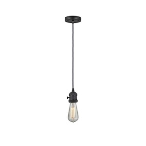 Bare Bulb - 1 Light Mini Pendant-3.88 Inch Tall and 4.5 Inch Wide - 1428336