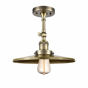 Appalachian - 1 Light Semi-Flush Mount In Traditional Style-11.25 Inches Tall and 12 Inches Wide - 1325822