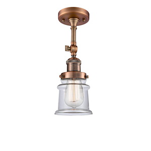 Canton - 1 Light Adjustable Semi-Flush Mount-14.25 Inch Tall and 5.25 Inch Wide - 1422721