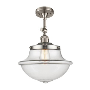Oxford - 100W 1 LED Adjustable Semi-Flush Mount-16.88 Inch Tall and 11.75 Inch Wide - 1421661