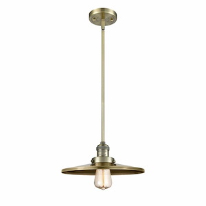 Appalachian - 1 Light Stem Hung Mini Pendant In Traditional Style-5.38 Inches Tall and 12 Inches Wide