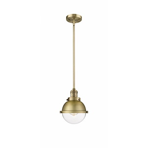 Hampden - 1 Light Mini Pendant In Industrial Style-9.63 Inches Tall and 7.25 Inches Wide