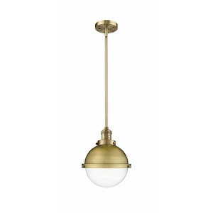 Hampden - 1 Light Mini Pendant In Industrial Style-11.75 Inches Tall and 9 Inches Wide - 1297589