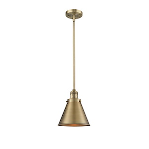 Appalachian - 100W 1 LED Stem Hung Mini Pendant-10 Inch Tall and 8 Inch Wide - 1421913