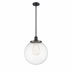 Beacon - 1 Light Pendant In Industrial Style-17 Inches Tall and 14 Inches Wide - 1297606