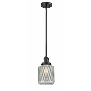 Stanton - 1 Light Stem Hung Mini Pendant In Industrial Style-12 Inches Tall and 6 Inches Wide - 1288989