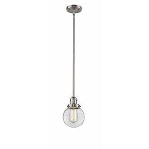Beacon - 1 Light Mini Pendant In Industrial Style-9.5 Inches Tall and 6 Inches Wide - 1288978