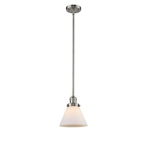 Franklin Restoration - 1 Light Cone Mini Pendant In IndustrialStyle-10 Inches Tall and 8 Inches Wide - 1266185