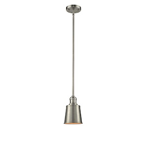 Addison - 100W 1 LED Stem Hung Mini Pendant-6 Inch Tall and 5 Inch Wide - 1421817