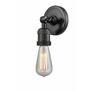 Franklin Restoration - 1 Light Bare Bulb Wall Sconce In TraditionalStyle-6.13 Inches Tall and 4.5 Inches Wide - 1113277