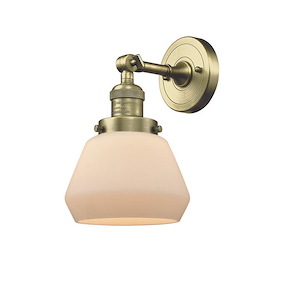 Fulton - 1 Light Wall Sconce In Industrial Style-11 Inches Tall and 7 Inches Wide