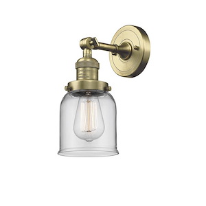 Bell - 1 Light Wall Sconce In Industrial Style-10 Inches Tall and 5 Inches Wide - 1288984