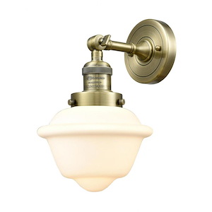 Oxford - 1 Light Wall Sconce In Traditional Style-12 Inches Tall and 7.5 Inches Wide
