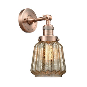 Chatham - 1 Light Wall Sconce In Art Deco Style-12 Inches Tall and 7 Inches Wide - 1288951
