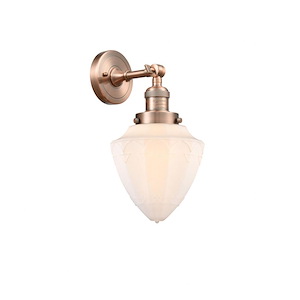 Bullet - 1 Light Wall Sconce In Traditional Style-15 Inches Tall and 7 Inches Wide