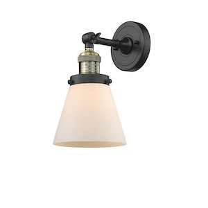Cone - 1 Light Adjustable Wall Sconce-10 Inch Tall and 6.25 Inch Wide - 1288980