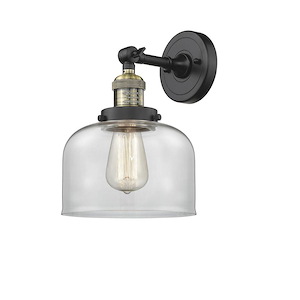 Bell - 1 Light Adjustable Wall Sconce-12 Inch Tall and 8 Inch Wide - 1288995